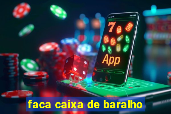 faca caixa de baralho